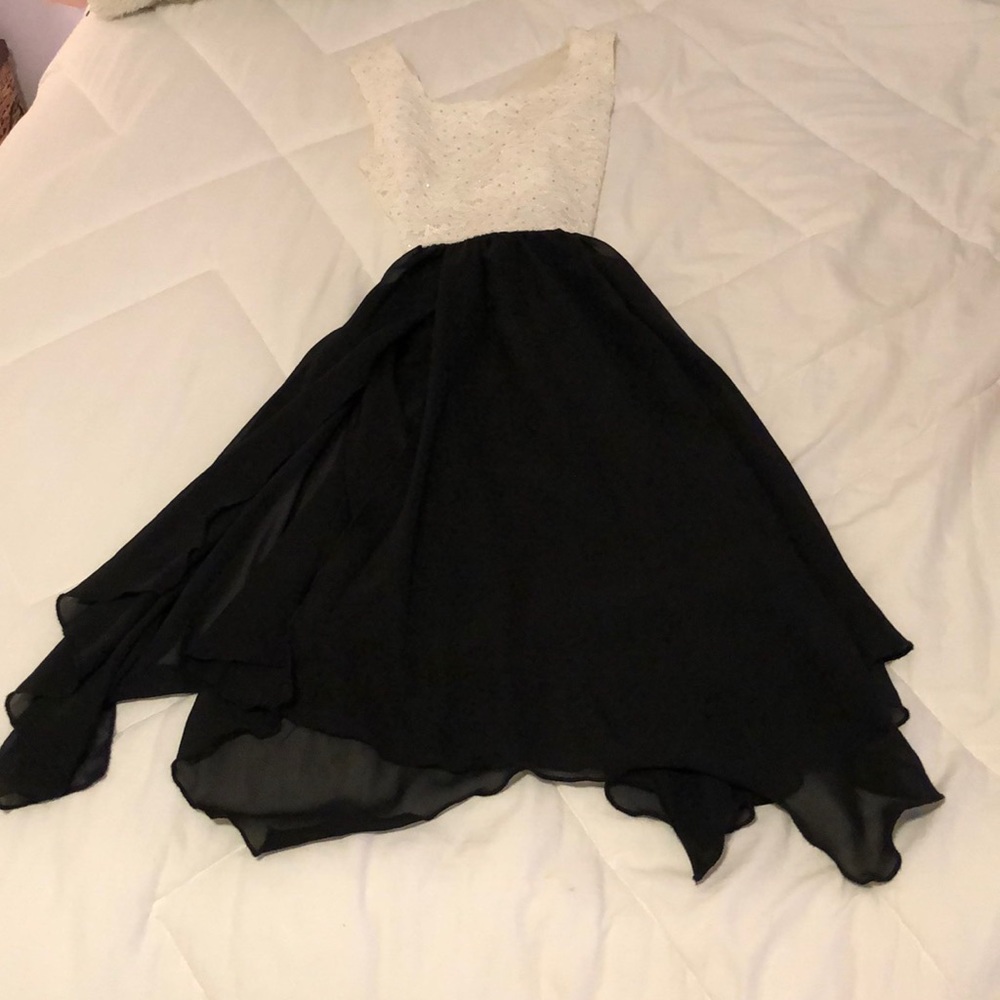 Cute black and white fancy dress